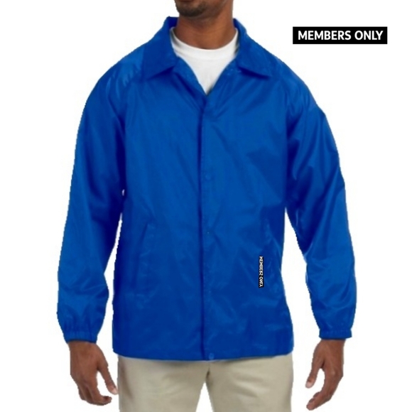 Members Only Other - MEMBERS ONLY MENS L BLUE FULL ZIP JACKET